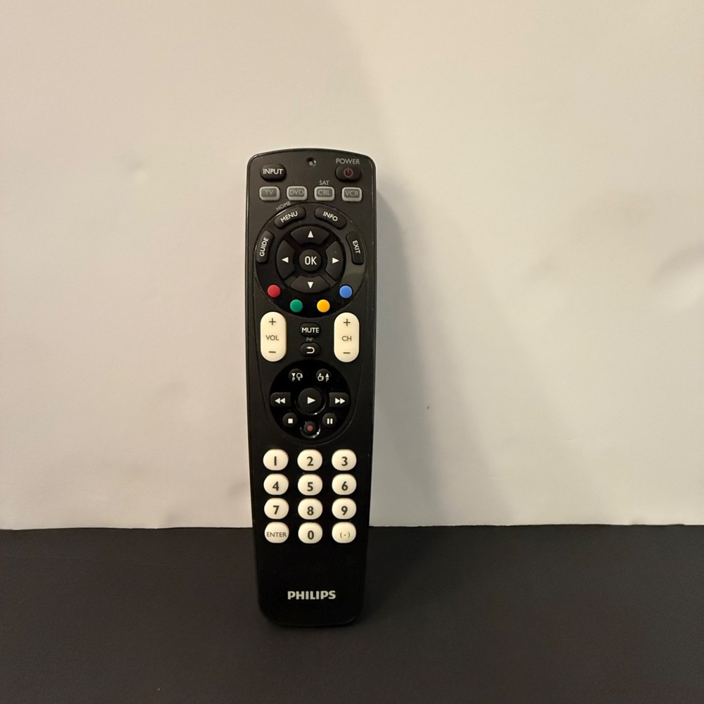 Philips SRP4004/27 UP/R DB1 Universal Remote Control TV DVD CBL VCR Cable TESTED
